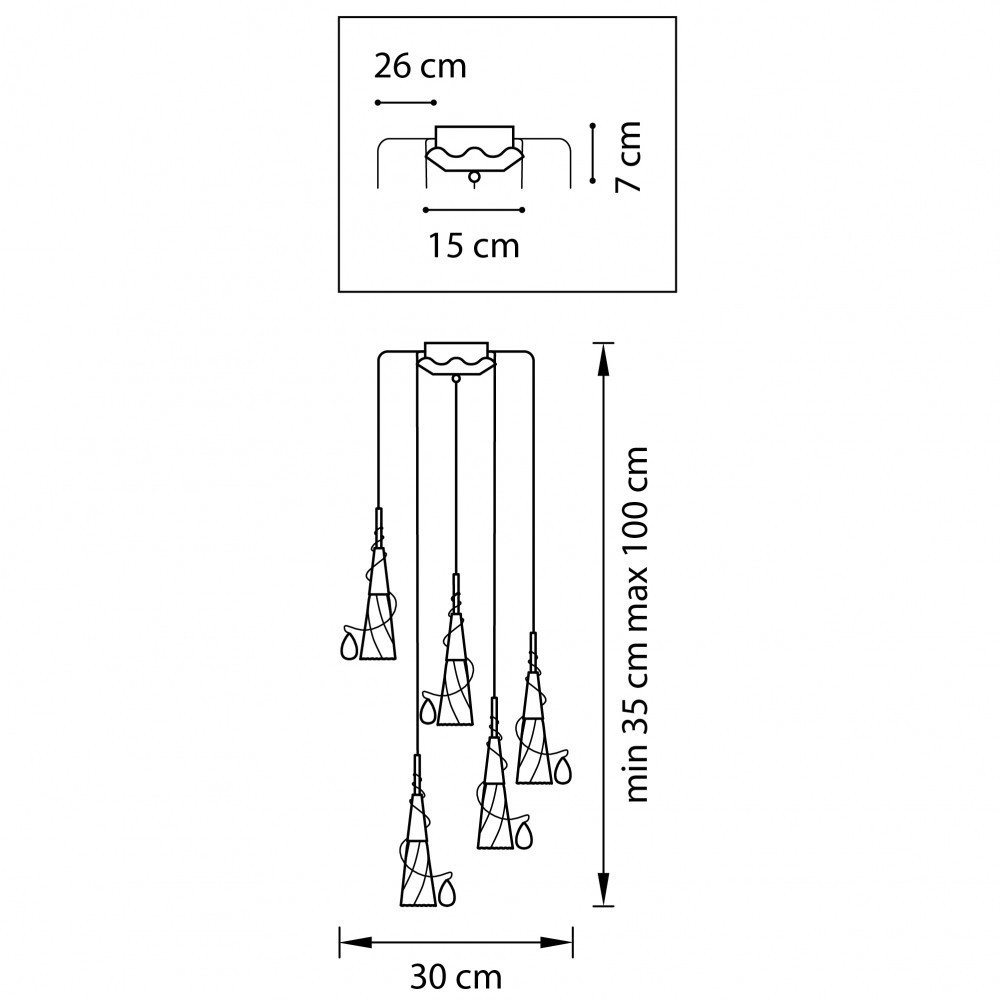 Lightstar *** (SD1105/5) Люстра AEREO 5х25W G9 BLACK (в комплекте) Lightstar *** (SD1105/5) Люстра AEREO 5х25W G9 BLACK (в комплекте)