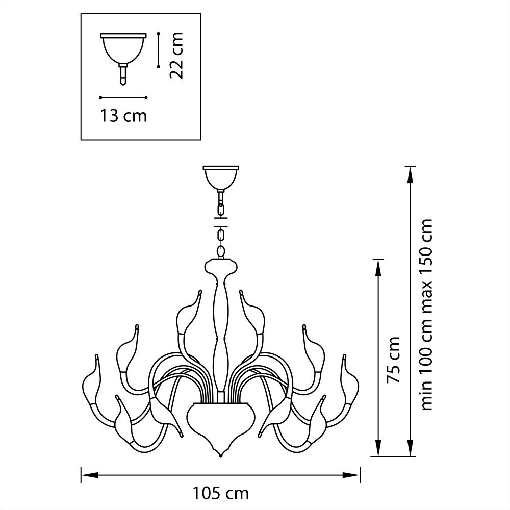 Lightstar (MD8098-24A WT) Люстра подв. Cigno collo 24х20W G4 БЕЛЫЙ (в комплекте) Lightstar (MD8098-24A WT) Люстра подв. Cigno collo 24х20W G4 БЕЛЫЙ (в комплекте)